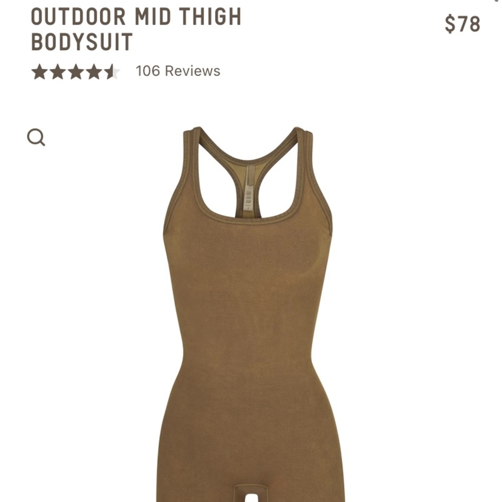 SKIMS Outdoor Mid Thigh Bodysuit